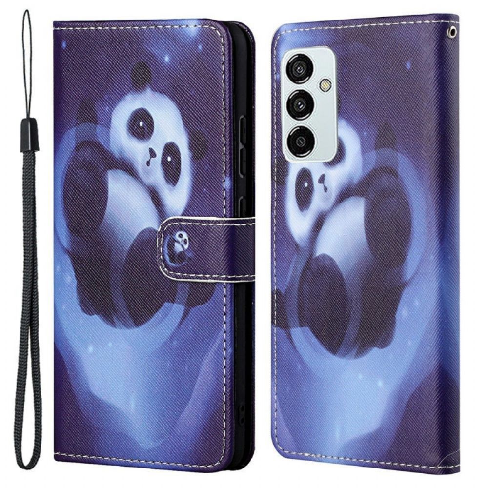 Lederhüllen Für Samsung Galaxy M23 5G Mit Kordel Tanga-panda