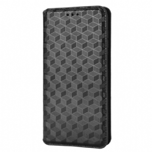 Schutzhülle Für Samsung Galaxy M23 5G Flip Case 3d-würfel Ledereffekt