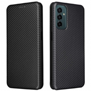 Schutzhülle Für Samsung Galaxy M23 5G Flip Case Kohlefaser