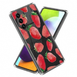 Hülle Für Samsung Galaxy A15 Erdbeeren