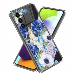 Hülle Samsung Galaxy A15 Handyhülle Blumen