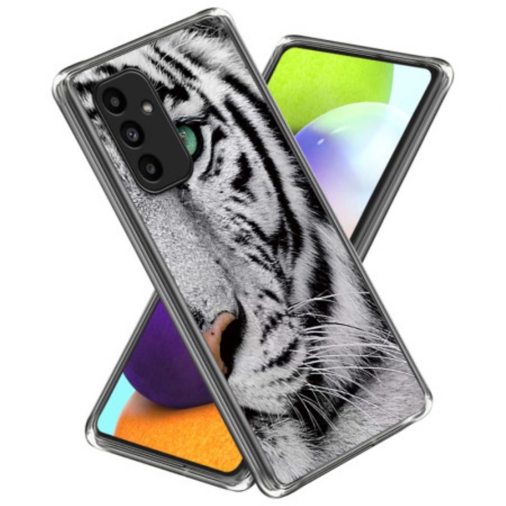 Hülle Samsung Galaxy A15 Handyhülle Tigerkopf