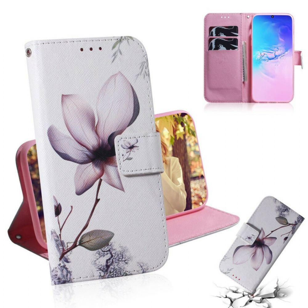 Flip Case Für Samsung Galaxy S10 Lite Alte Rosenblüte