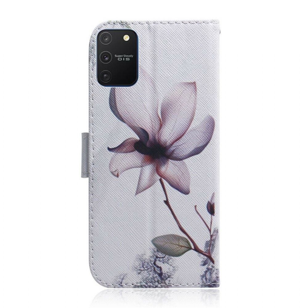 Flip Case Für Samsung Galaxy S10 Lite Alte Rosenblüte