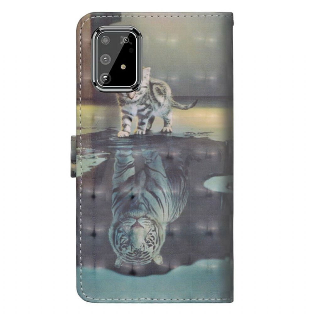 Flip Case Für Samsung Galaxy S10 Lite Ernst Der Tiger