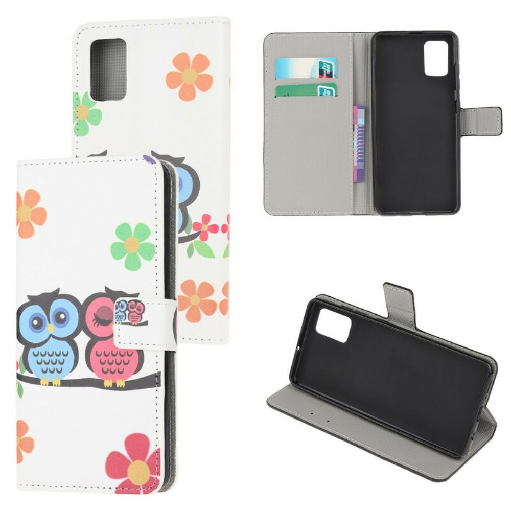 Flip Case Für Samsung Galaxy S10 Lite Eulenfamilie