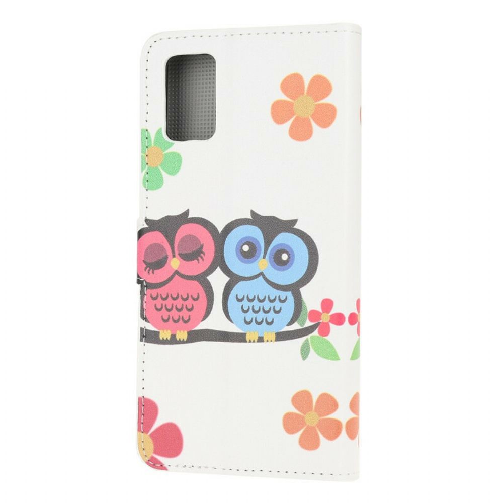 Flip Case Für Samsung Galaxy S10 Lite Eulenfamilie