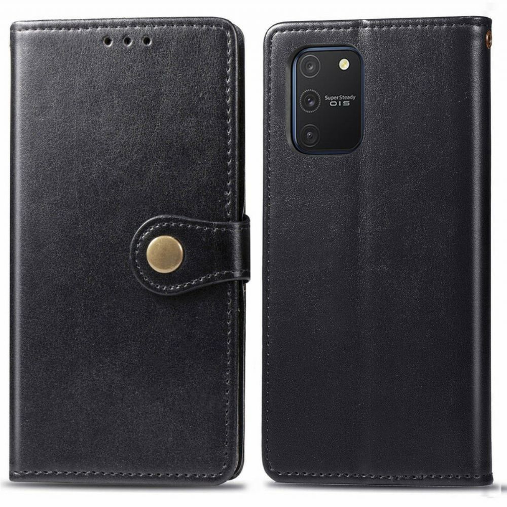 Flip Case Für Samsung Galaxy S10 Lite Kunstleder Und Vintage-verschluss