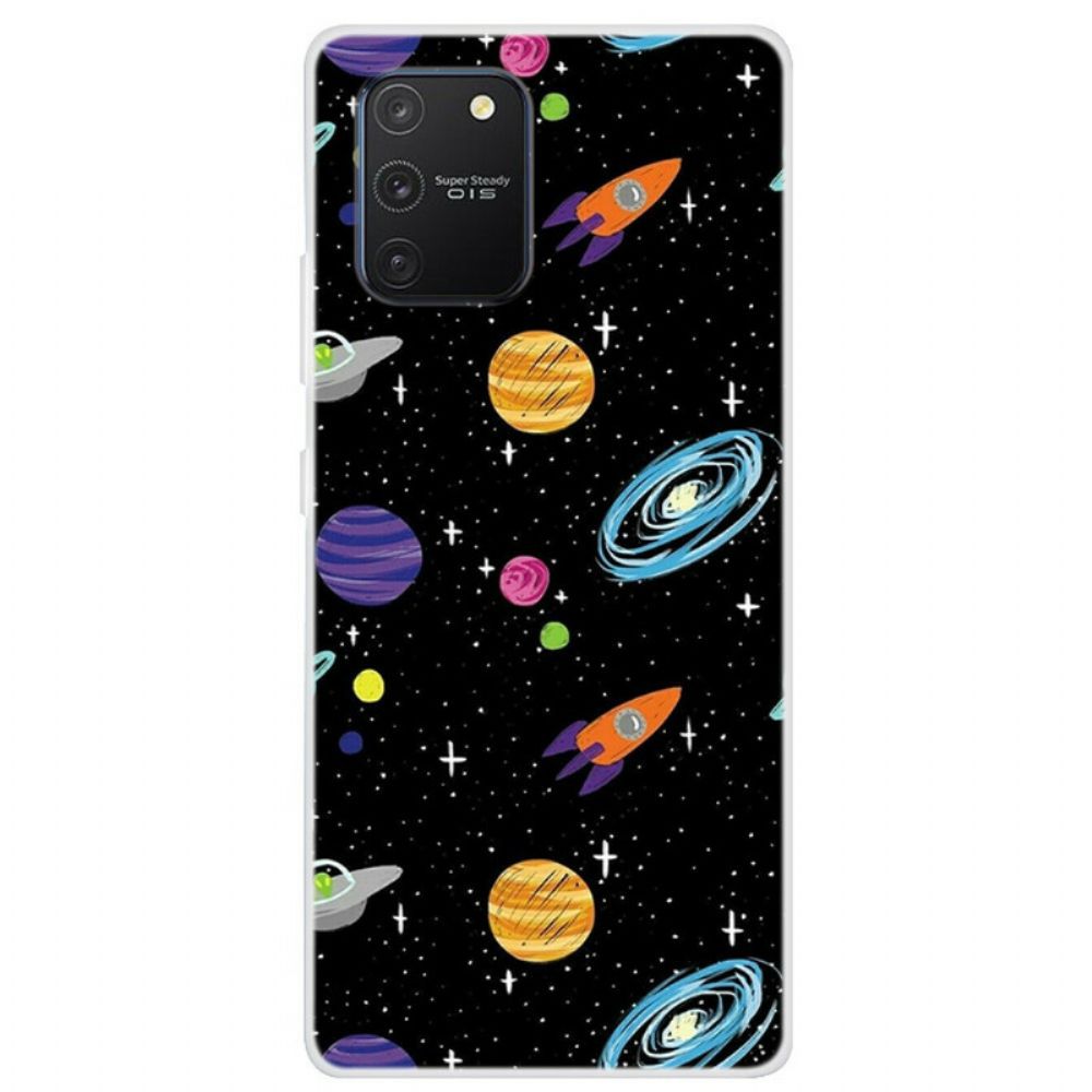 Hülle Für Samsung Galaxy S10 Lite Planet Galaxie