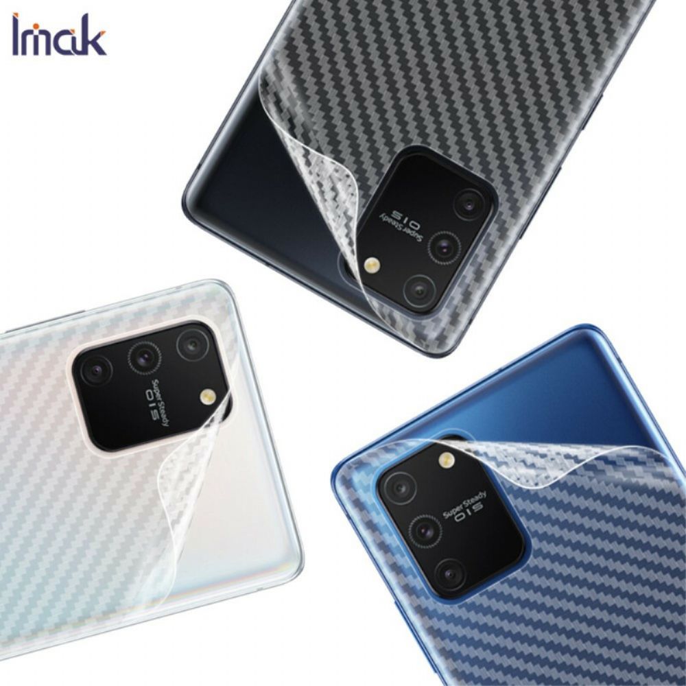 Rückseitenfolie Für Samsung Galaxy S10 Lite Carbon Style Imak