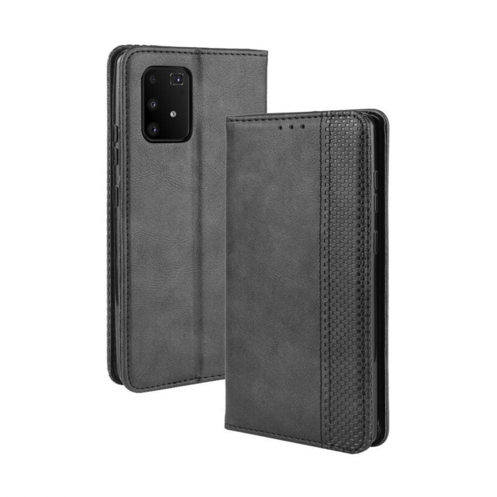 Schutzhülle Für Samsung Galaxy S10 Lite Flip Case Stilisierter Vintage-ledereffekt