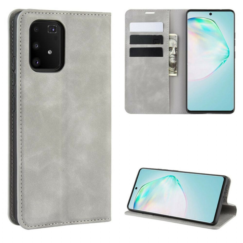 Schutzhülle Für Samsung Galaxy S10 Lite Flip Case Weicher Ledereffekt