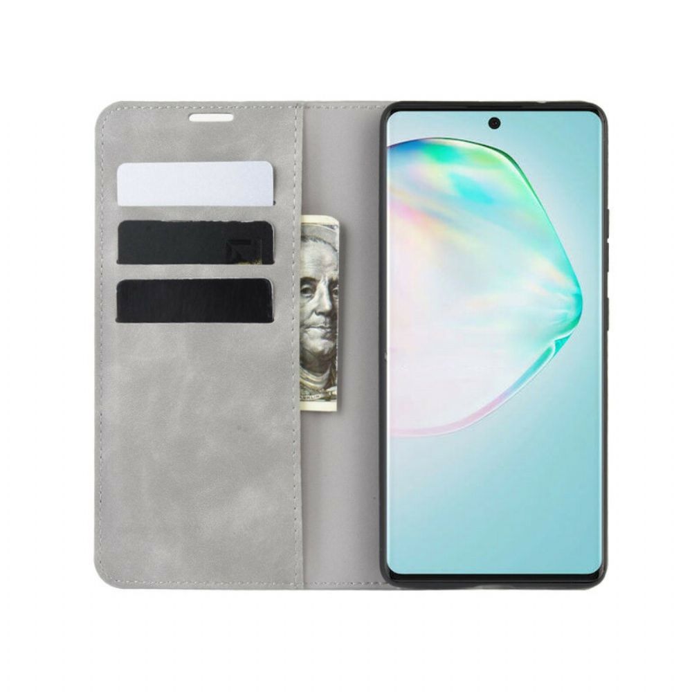 Schutzhülle Für Samsung Galaxy S10 Lite Flip Case Weicher Ledereffekt