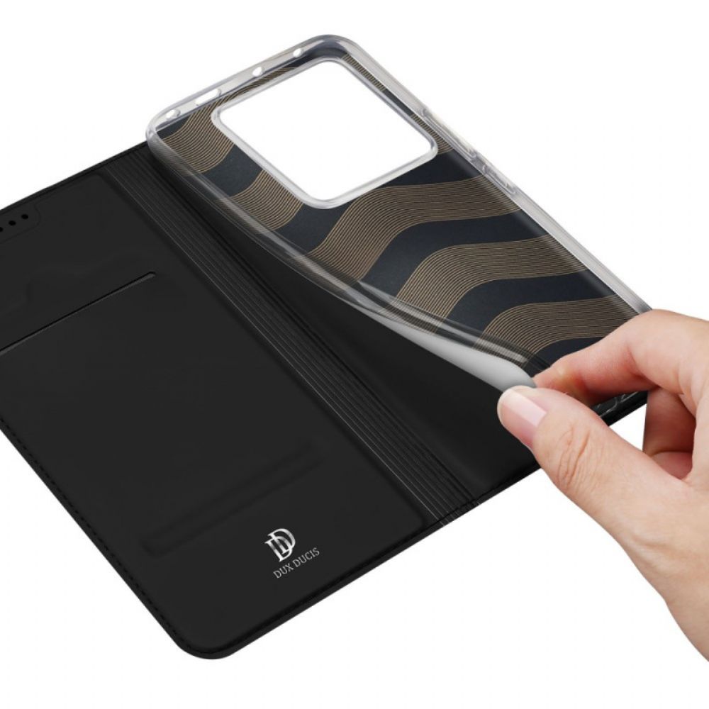 Flip Case Poco X6 5g Handyhülle Skin Pro Series Dux Ducis