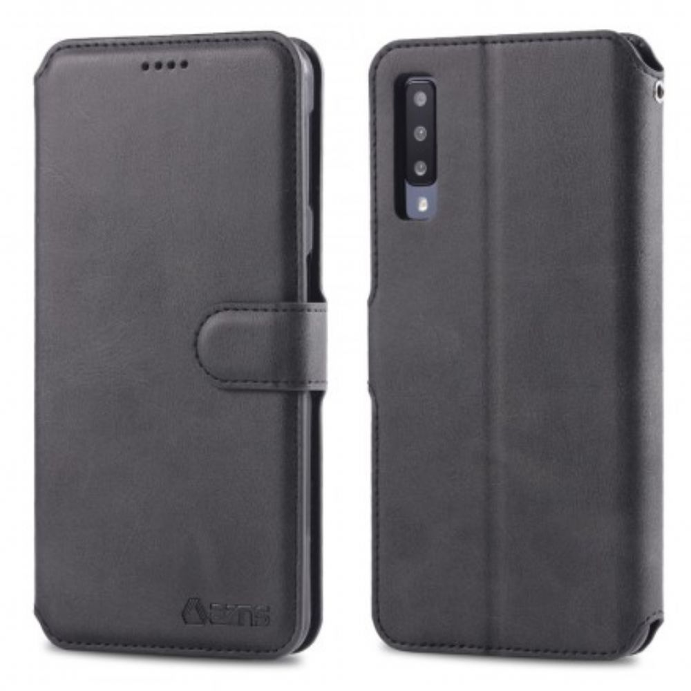 Flip Case Für Samsung Galaxy A70 Azns Retro