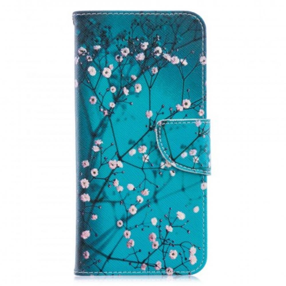 Flip Case Für Samsung Galaxy A70 Blühender Baum