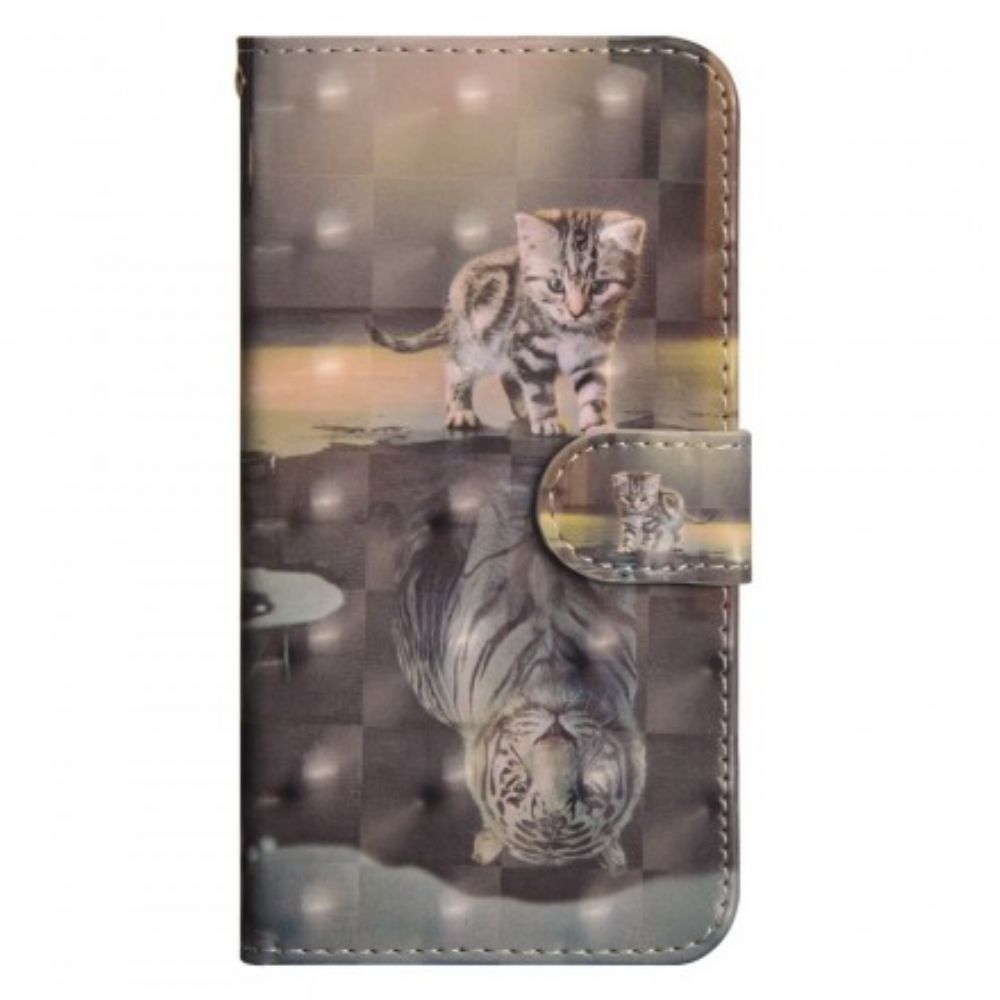 Flip Case Für Samsung Galaxy A70 Ernst Der Tiger