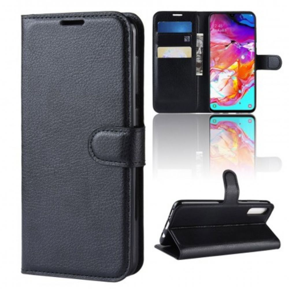 Flip Case Für Samsung Galaxy A70 Klassisch