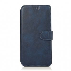 Flip Case Für Samsung Galaxy A70 Luxus-leder-effekt