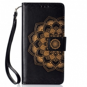 Flip Case Für Samsung Galaxy A70 Schickes Mandala