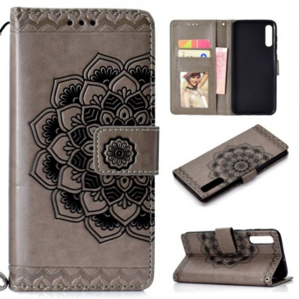 Flip Case Für Samsung Galaxy A70 Schickes Mandala