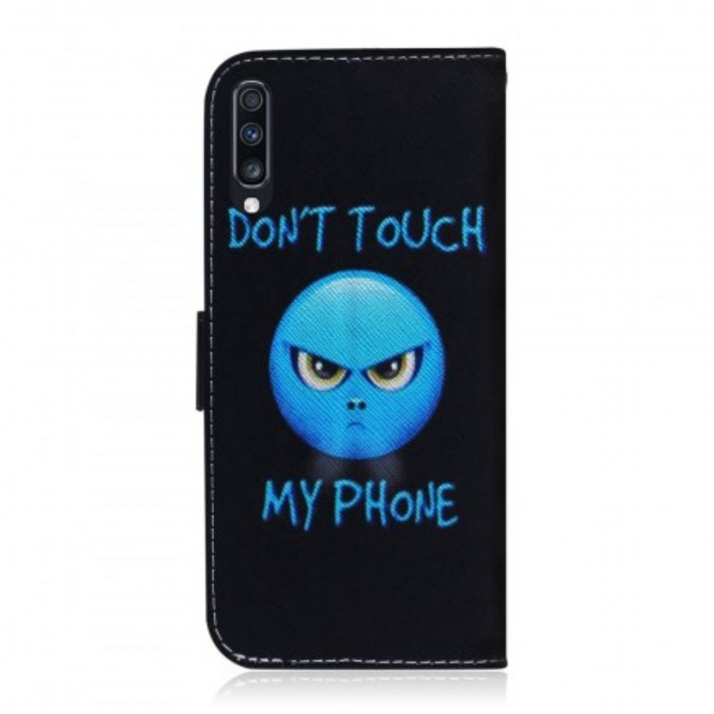 Flip Case Für Samsung Galaxy A70 Telefon-emoji