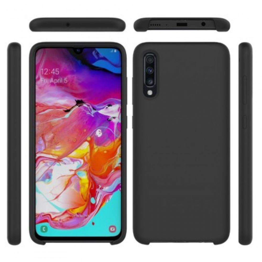 Handyhülle Für Samsung Galaxy A70 Silikonflüssigkeit