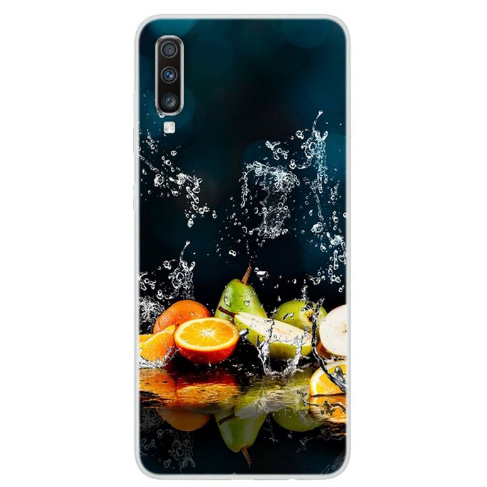 Handyhülle Für Samsung Galaxy A70 Zitrusspritzer