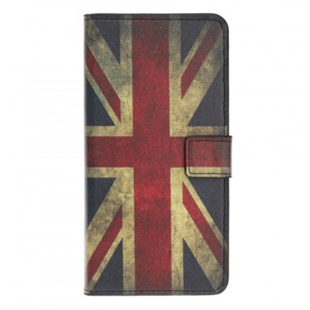 Lederhüllen Für Samsung Galaxy A70 England-flagge