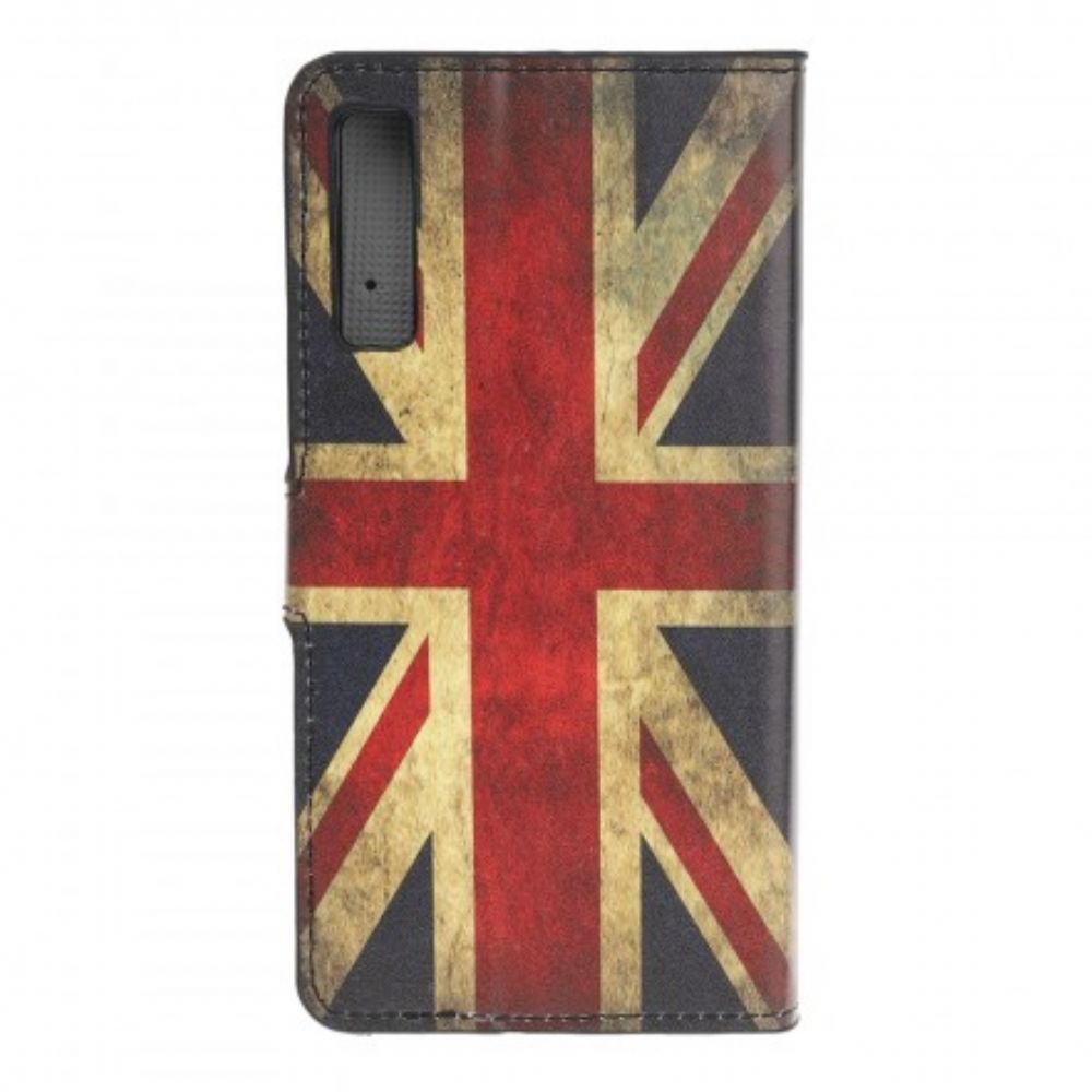 Lederhüllen Für Samsung Galaxy A70 England-flagge