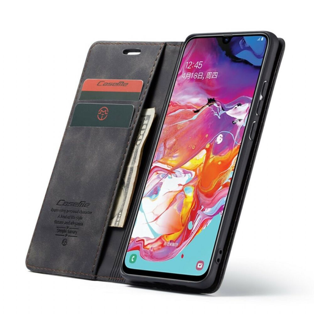 Schutzhülle Für Samsung Galaxy A70 Flip Case Caseme Kunstleder