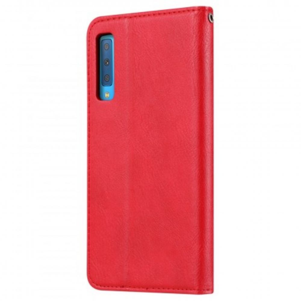 Schutzhülle Für Samsung Galaxy A70 Flip Case Kartenetui Aus Kunstleder