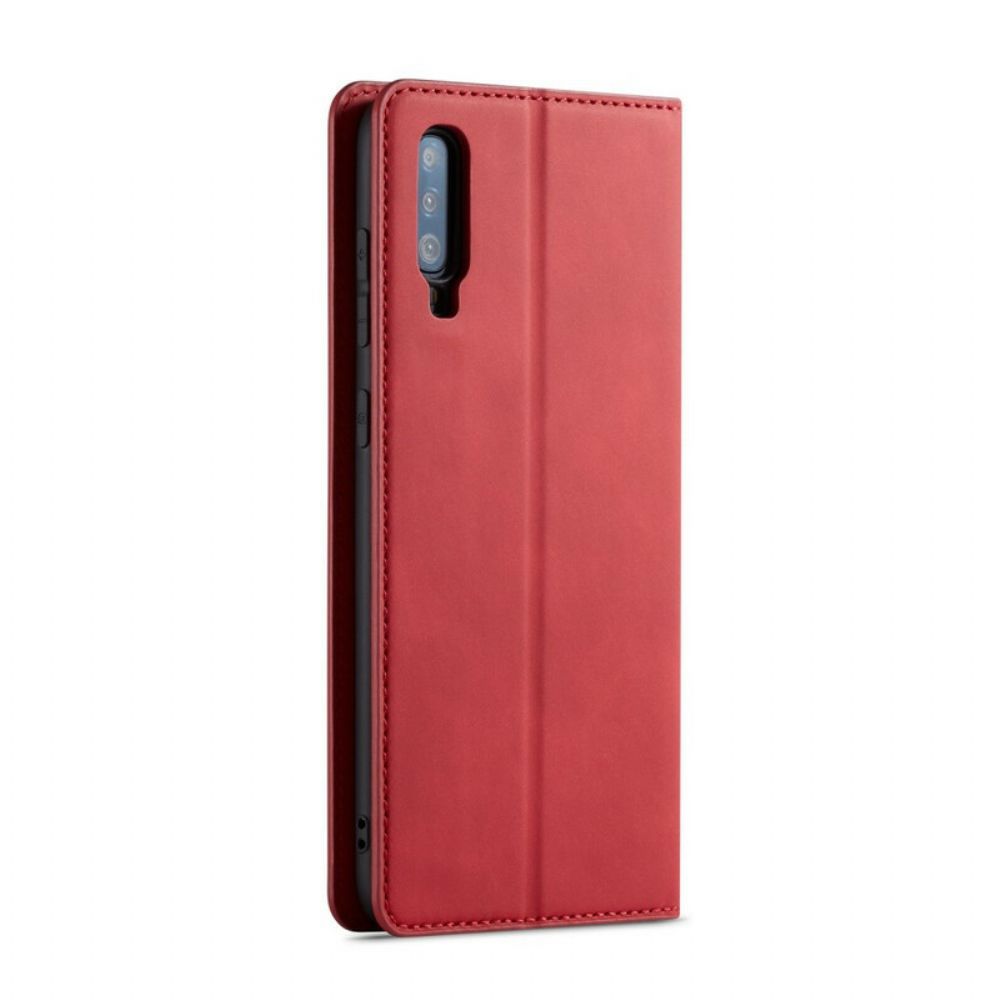 Schutzhülle Für Samsung Galaxy A70 Flip Case Ledereffekt Vorw