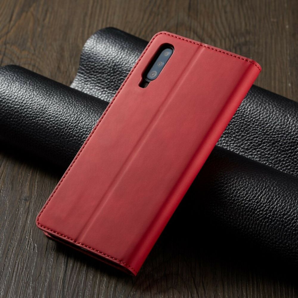 Schutzhülle Für Samsung Galaxy A70 Flip Case Ledereffekt Vorw