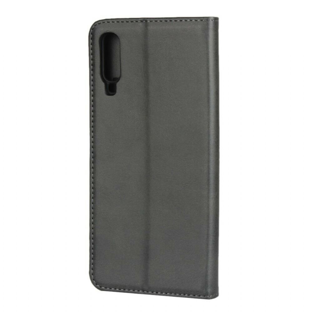 Schutzhülle Für Samsung Galaxy A70 Flip Case Nüchterner Lederstil