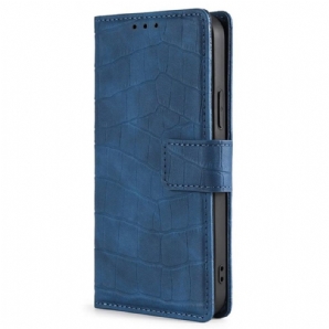 Flip Case Für Xiaomi 12T / 12T Pro Hautberührungskrokodil