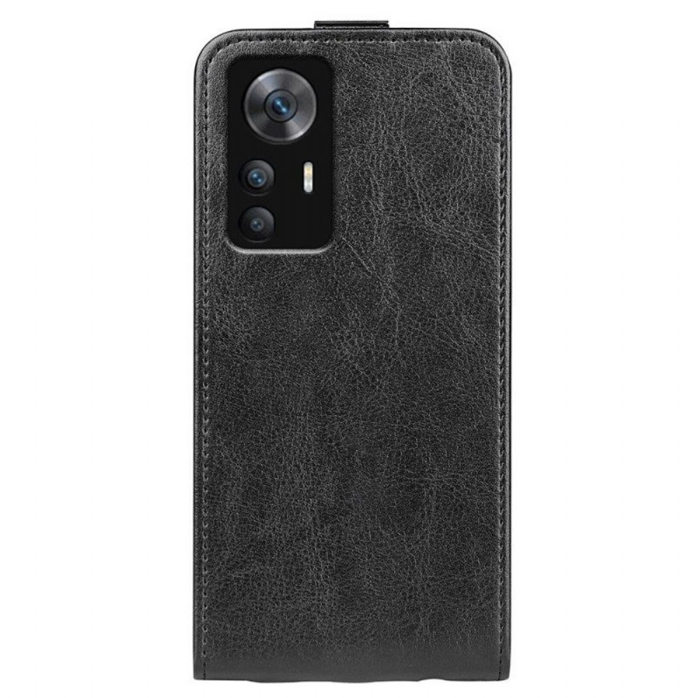 Lederhüllen Für Xiaomi 12T / 12T Pro Flip Case Vertikale Klappe