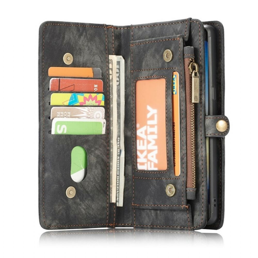 Flip Case Für Samsung Galaxy Note 9 Caseme Vintage-leder