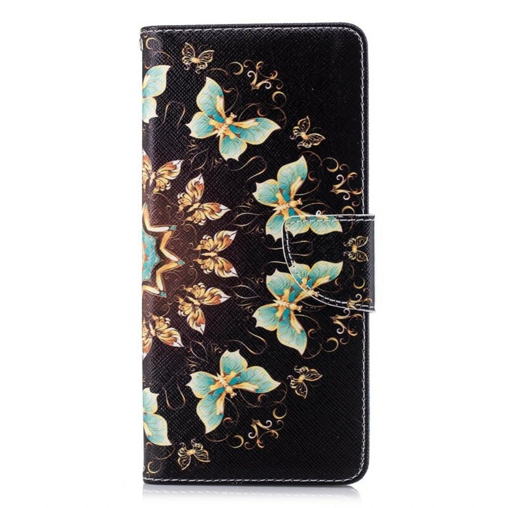 Flip Case Für Samsung Galaxy Note 9 Schmetterlings-mandala