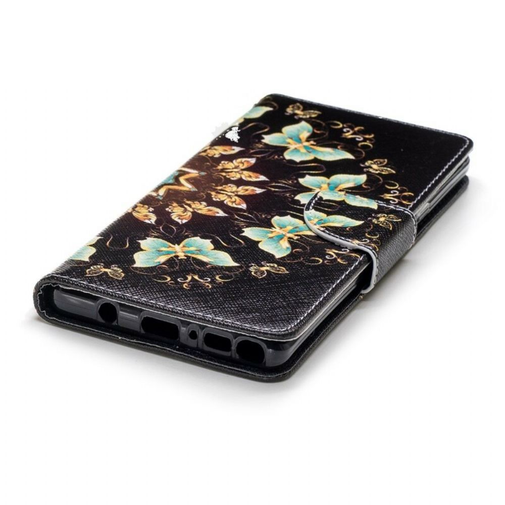 Flip Case Für Samsung Galaxy Note 9 Schmetterlings-mandala