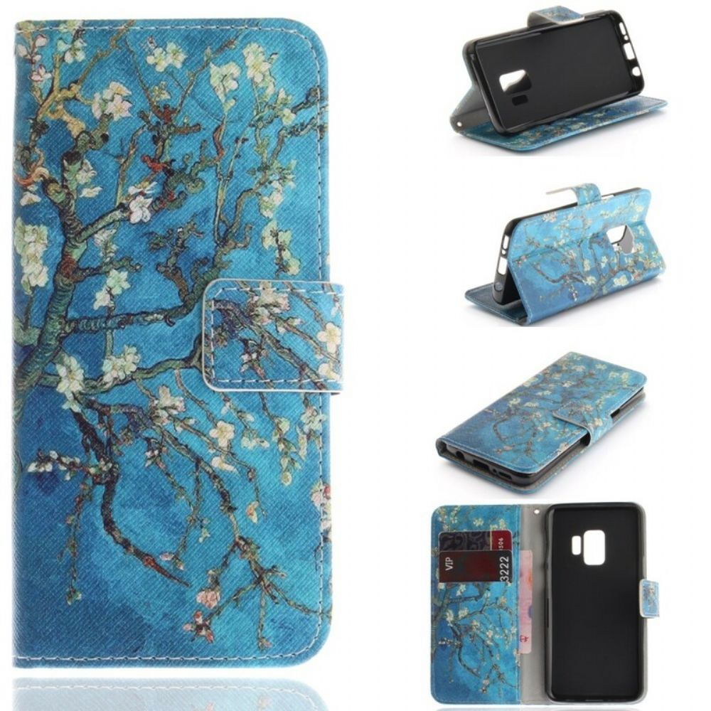 Flip Case Für Samsung Galaxy S9 Blühender Baum