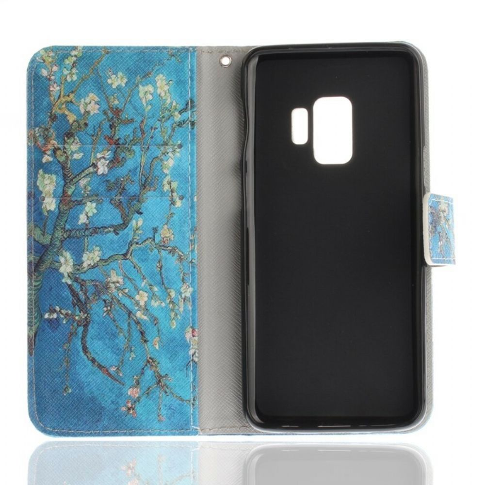 Flip Case Für Samsung Galaxy S9 Blühender Baum