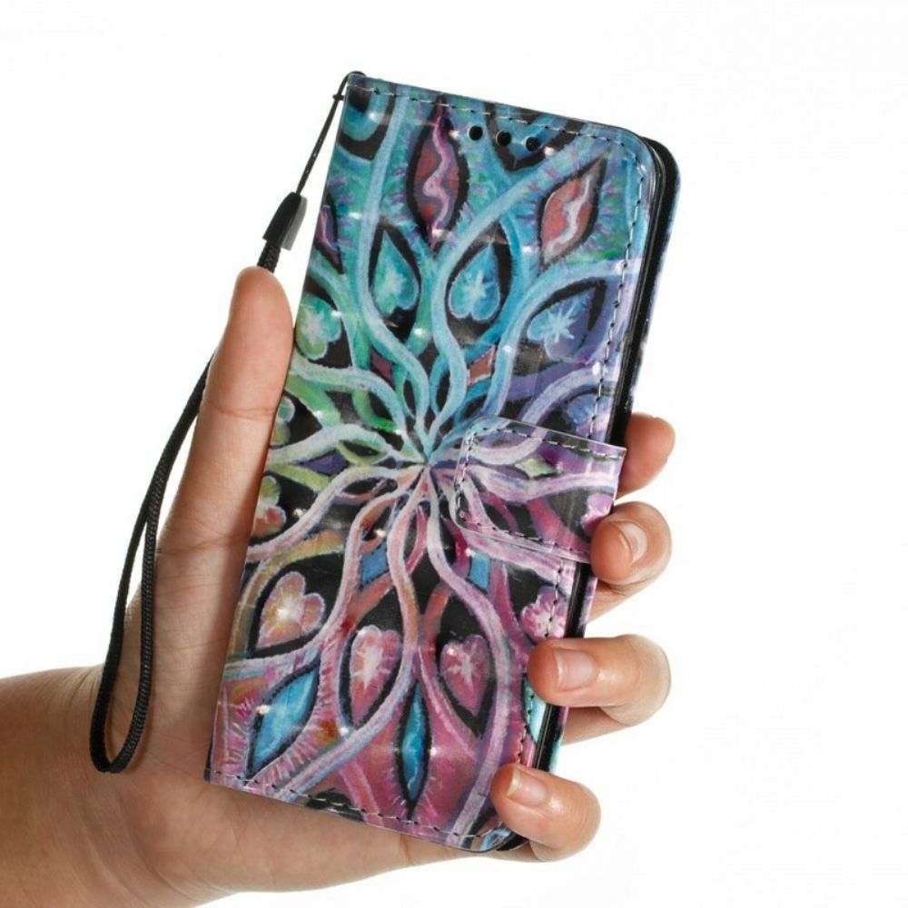 Flip Case Für Samsung Galaxy S9 Bunte Pflanze