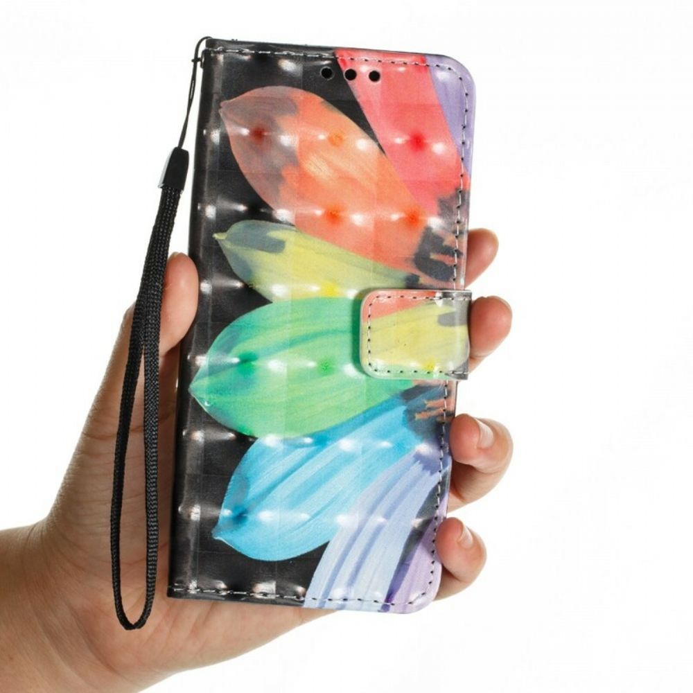 Flip Case Für Samsung Galaxy S9 Gemalte Blume