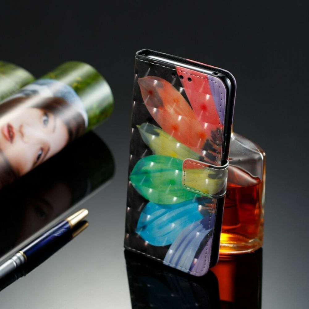 Flip Case Für Samsung Galaxy S9 Gemalte Blume