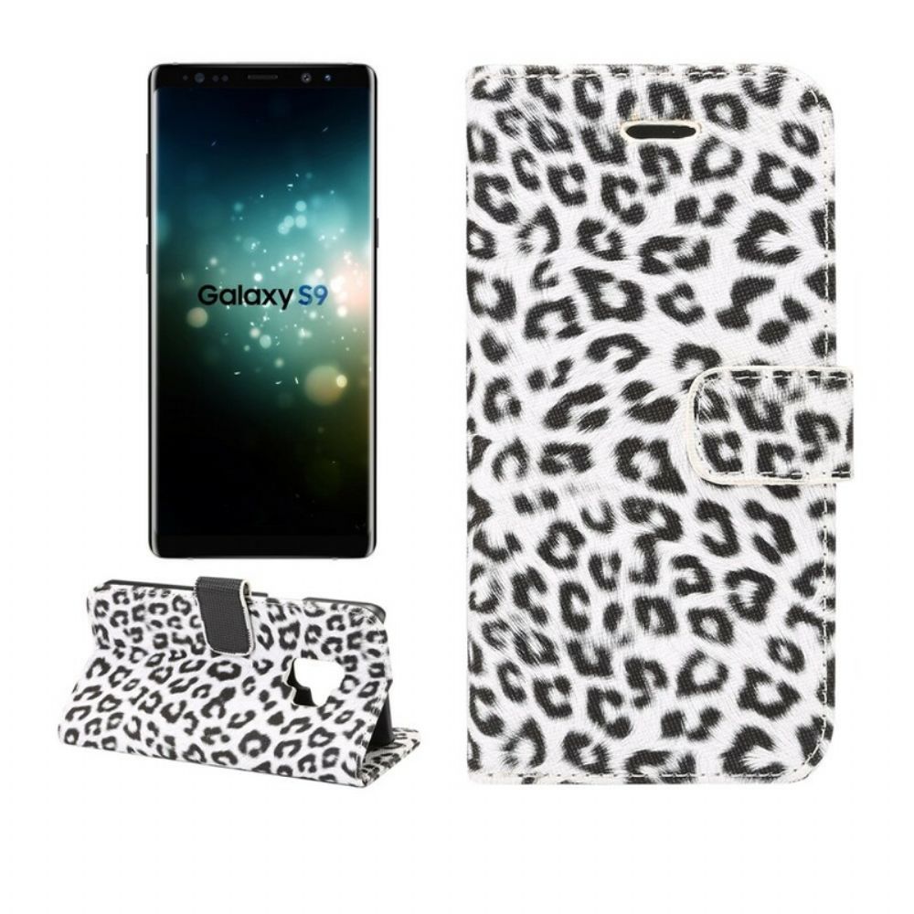 Flip Case Für Samsung Galaxy S9 Leopard