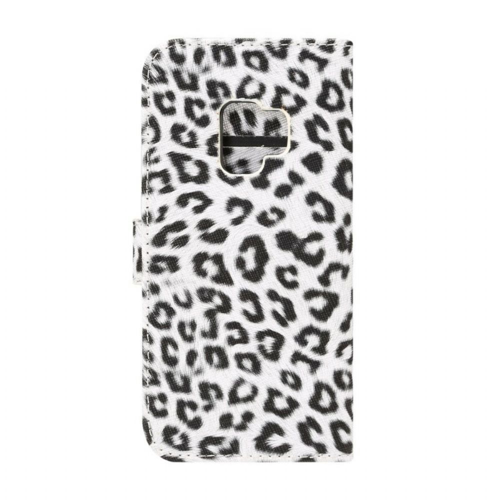 Flip Case Für Samsung Galaxy S9 Leopard