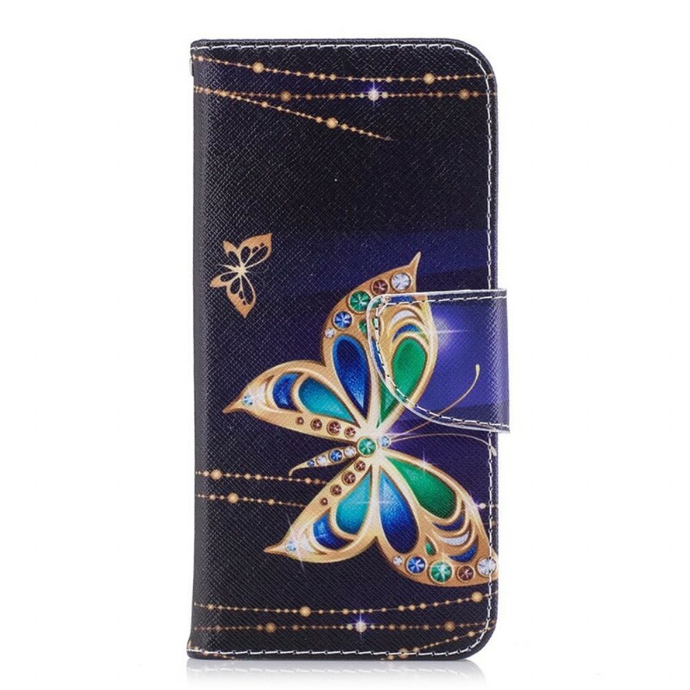 Flip Case Für Samsung Galaxy S9 Magischer Schmetterling