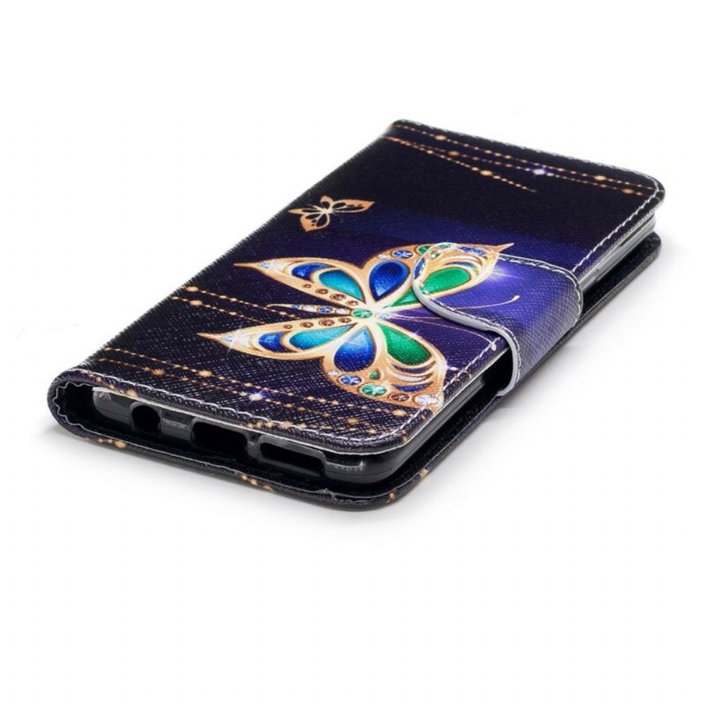 Flip Case Für Samsung Galaxy S9 Magischer Schmetterling