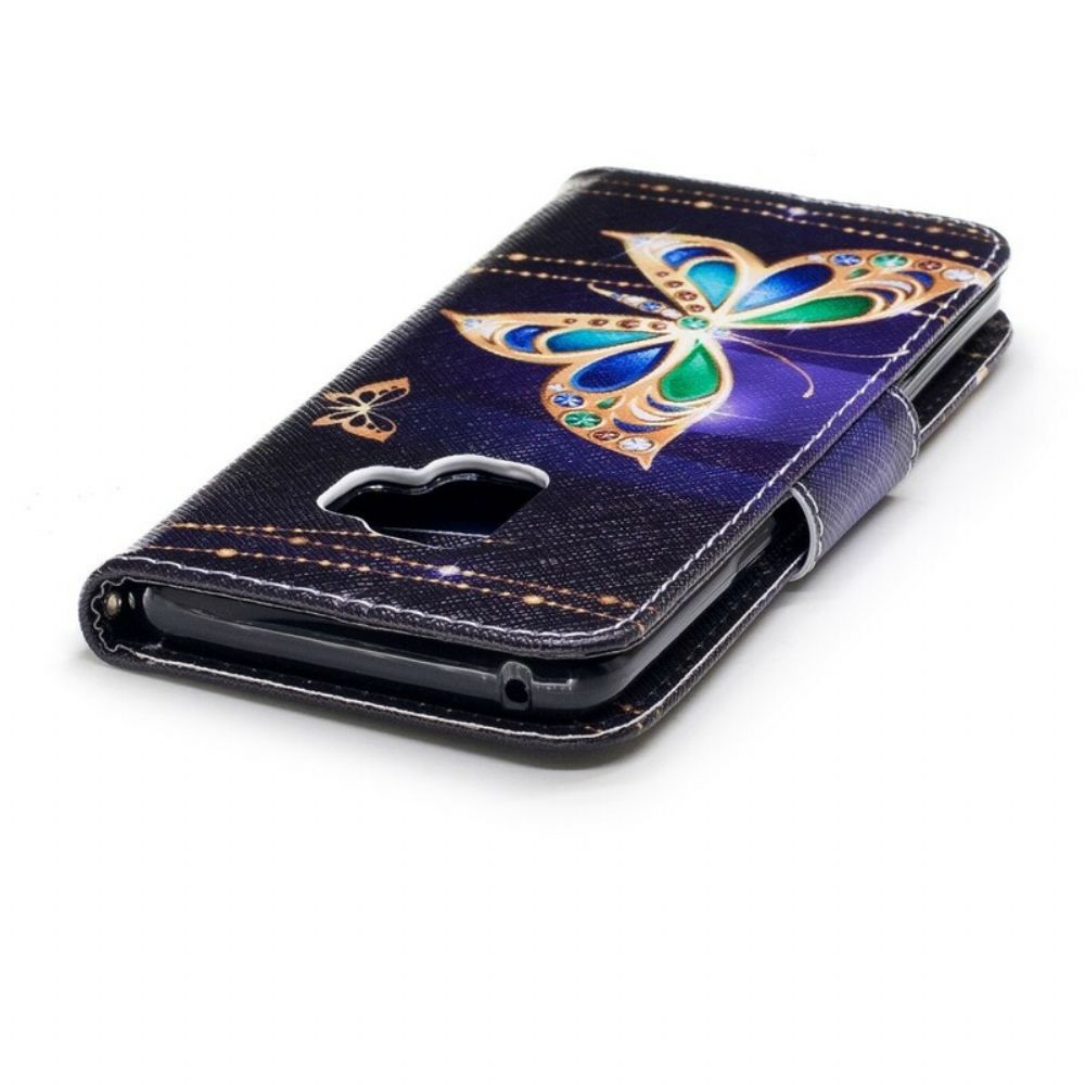 Flip Case Für Samsung Galaxy S9 Magischer Schmetterling